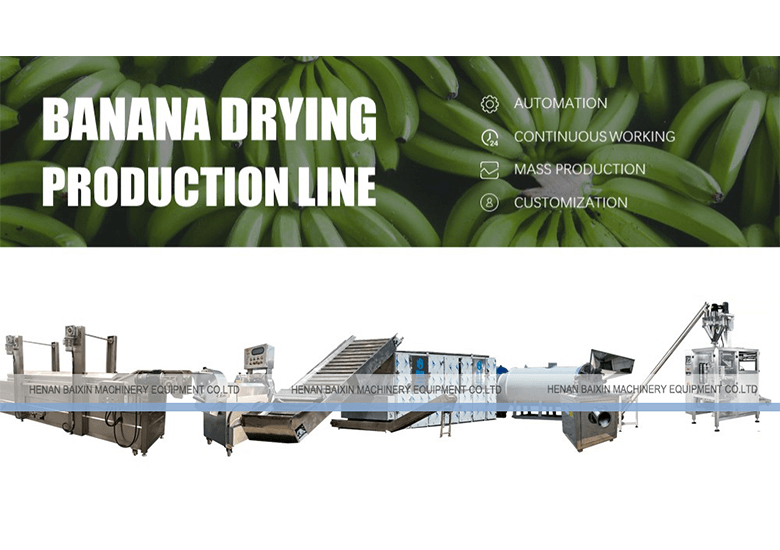 banana drying production line